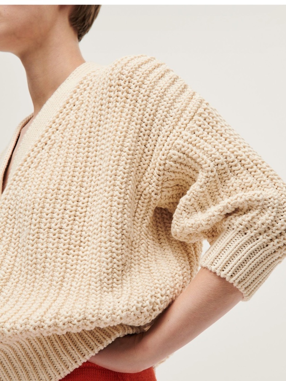 Babaa Cardigan no 18 in natural